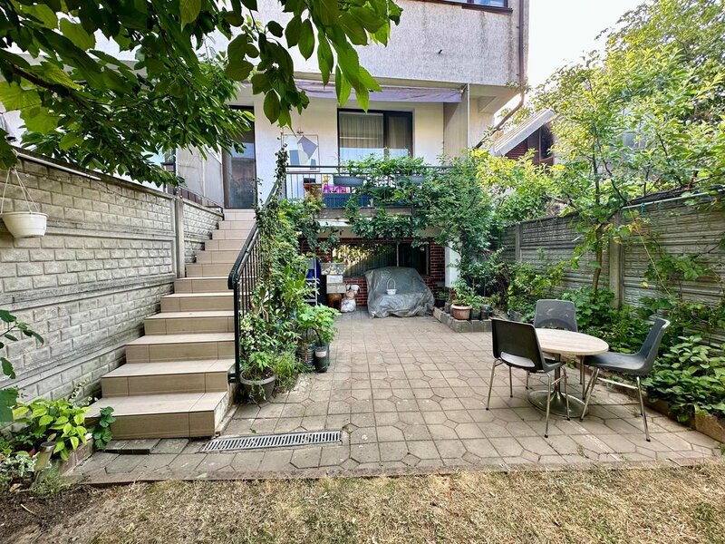Bucurestii Noi, Damaroaia, apartament 4 camere cu balcon si curte, mobilat,